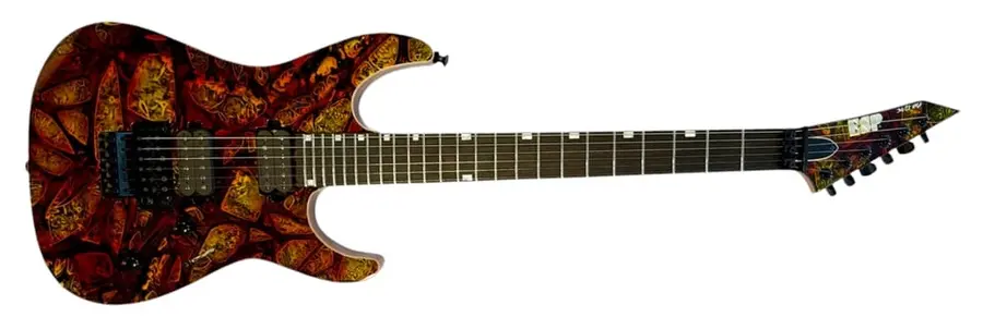 ESP USA M-II FR DLX SC SD BH HELLFIRE Solid Color/Duncan/Black Hardware/Hellfi 