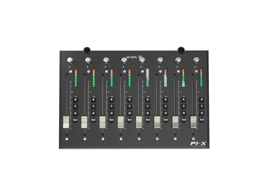 iCon P1-X/D4 Display Bundle USB MIDI DAW Controller Extension 