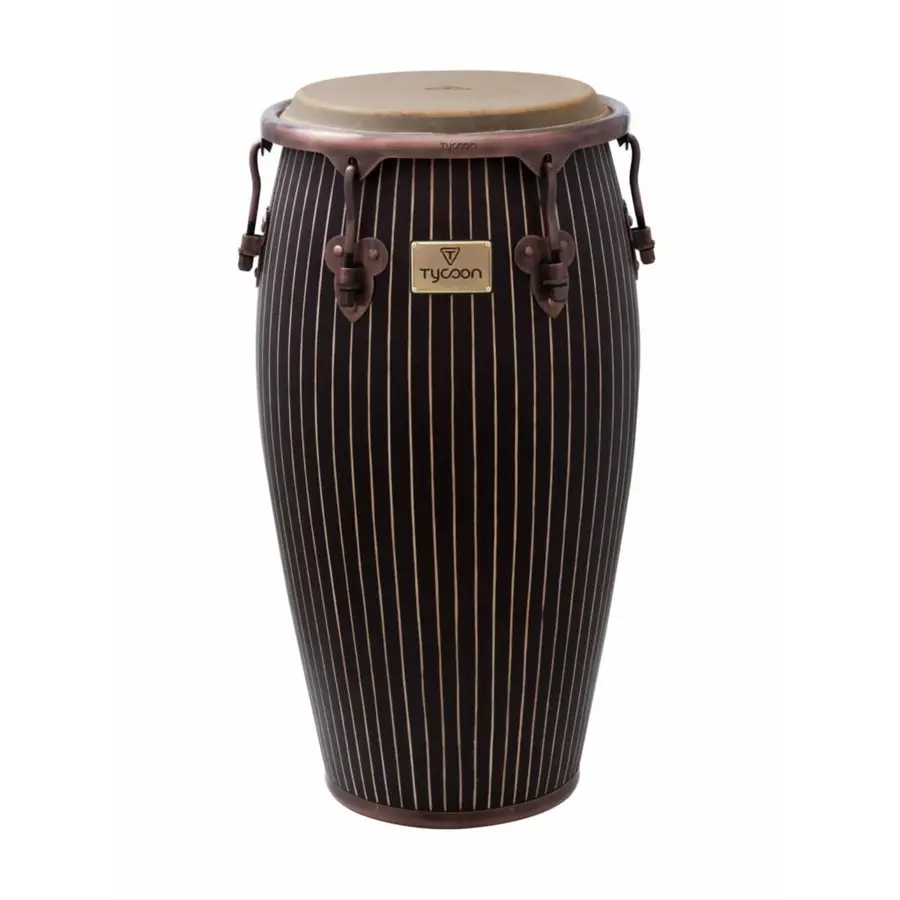 Tycoon Master Hand-Crafted Pinstripe Series Tumba (12.5") with Single Stand 