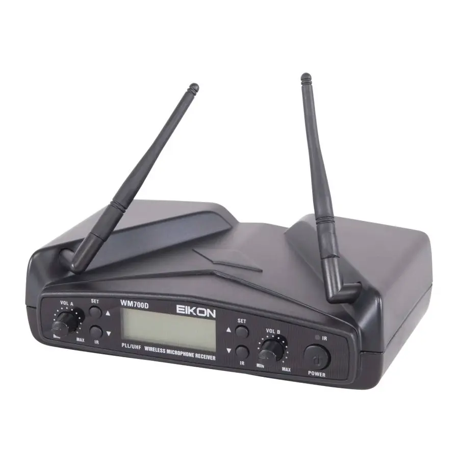 Eikon WM700DMA Dobbelt trådløst system 2 håndholdte mikrofoner (512-562 MHz) 