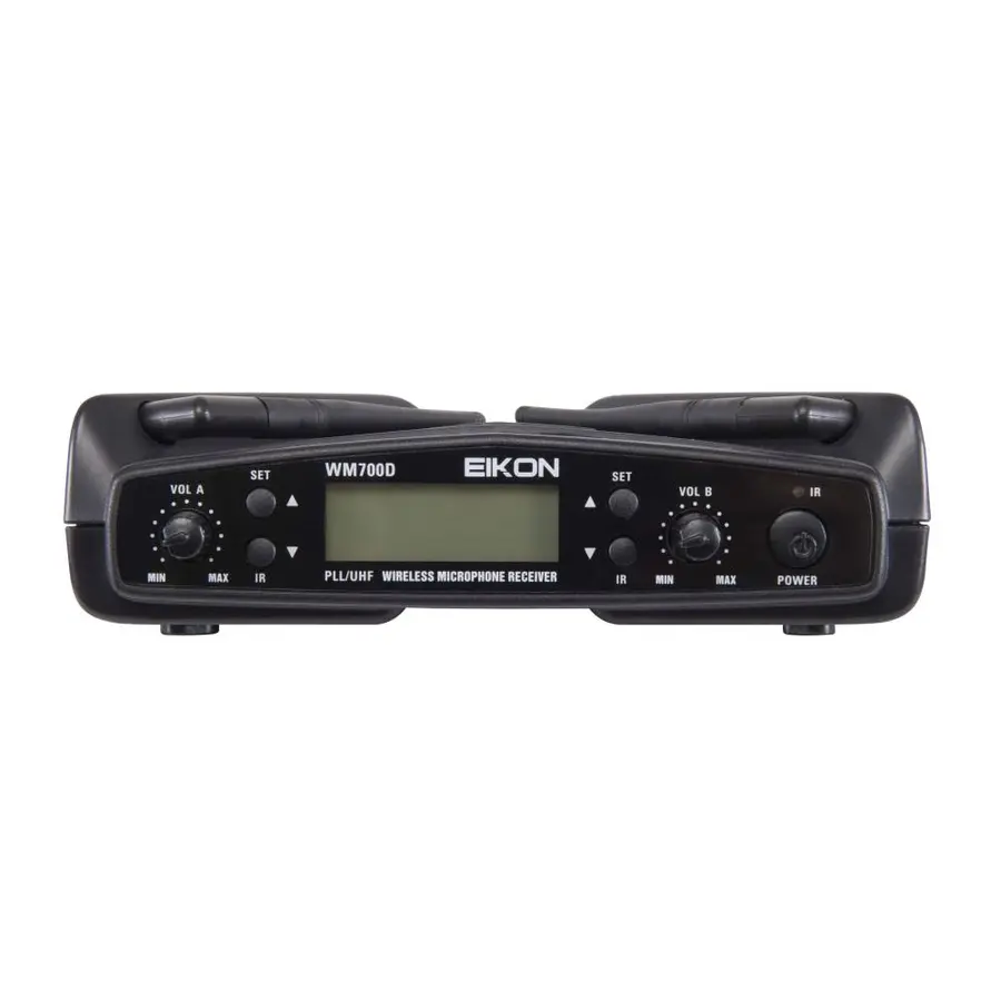 Eikon WM700DMA Dobbelt trådløst system 2 håndholdte mikrofoner (512-562 MHz) 