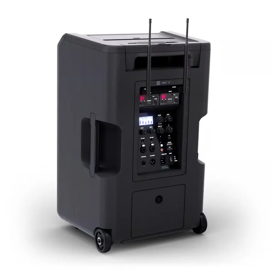LD Systems ANNY 12 HHD2 B5 Kompakt-PA 2x trådløse håndholdte mikrofoner 