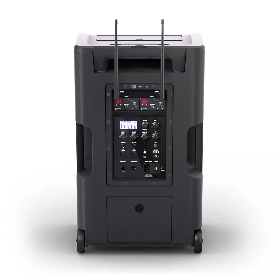 LD Systems ANNY 12 HHD2 B5 Kompakt-PA 2x trådløse håndholdte mikrofoner 