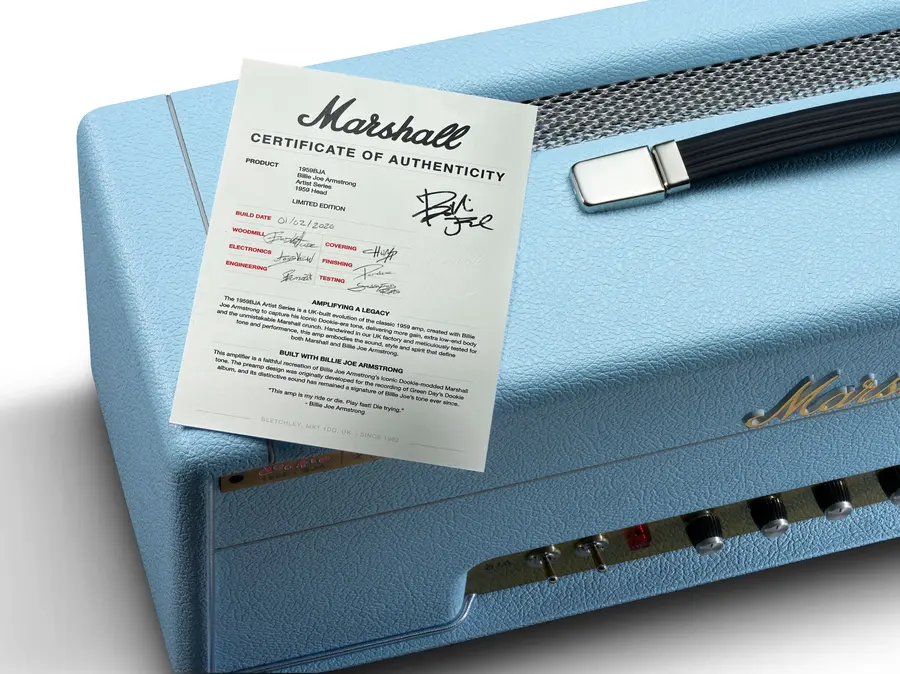 Marshall 1959BJA Super Lead 100W Billie Joe Armstrong Signatur 