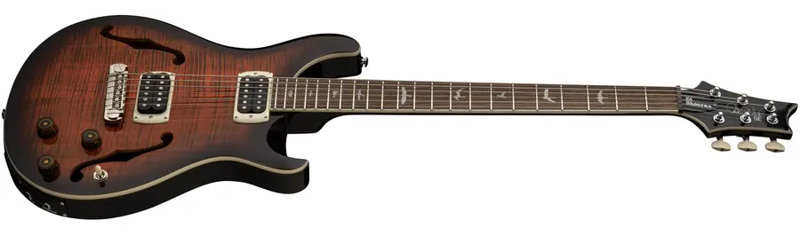 PRS SE Ed Sheeran Hollowbody Baritone Orange Tiger Smokeburst 
