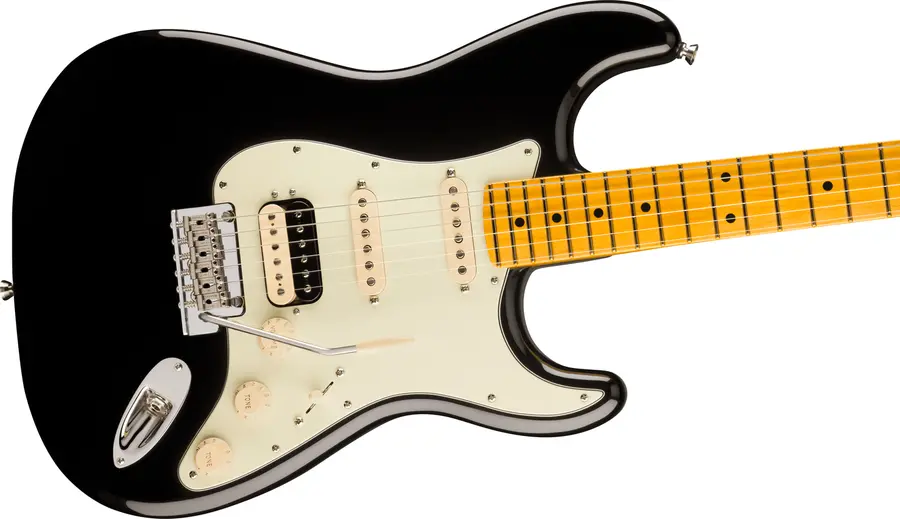 Fender Am Pro Stratocaster HSSMaple FingerboardBlack 
