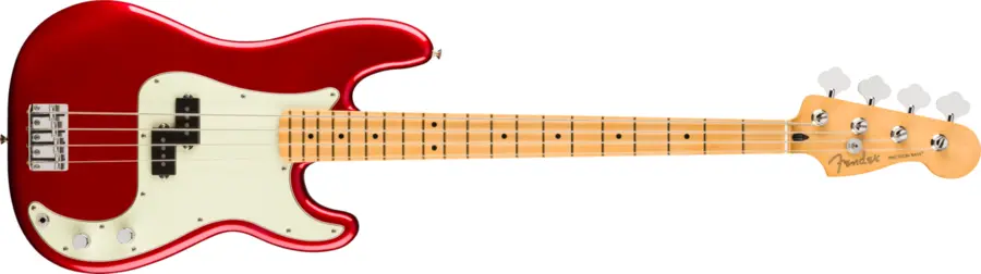 Fender 75th Ann Player II Precision Bass MN, Candy Apple Red 