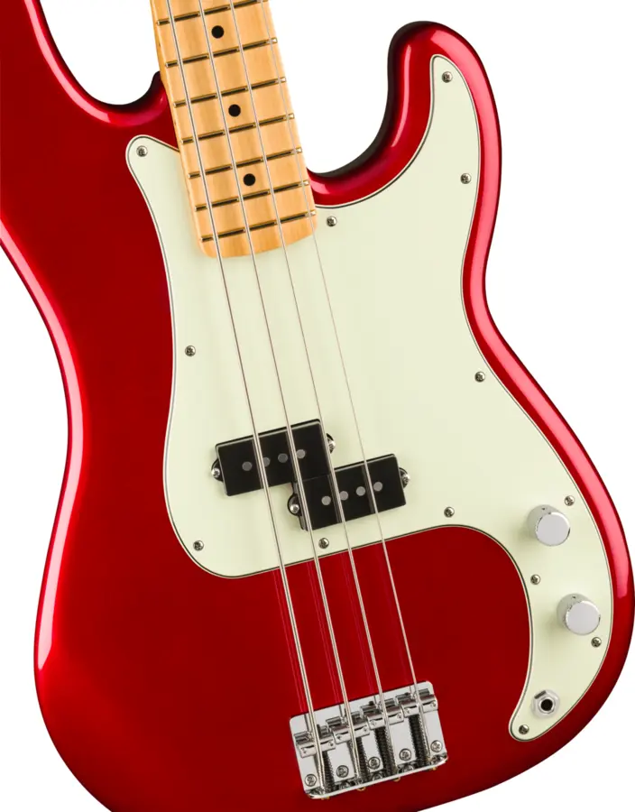 Fender 75th Ann Player II Precision Bass MN, Candy Apple Red 