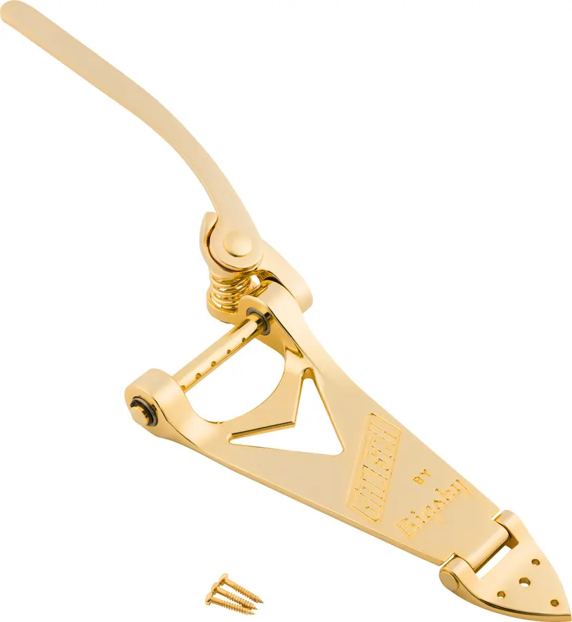 Bigsby Gretsch Branded Tailpiece Bigsby B6, String-Thru, Gold 