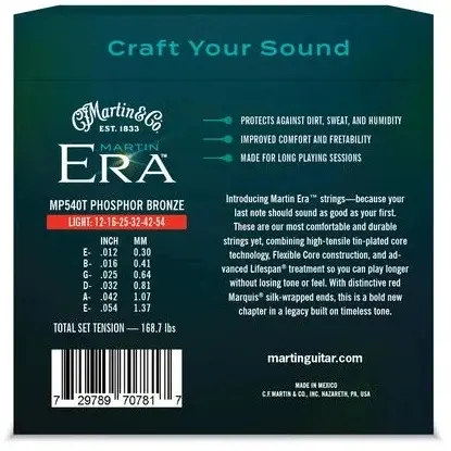 Martin Guitar MP540T ERA Light (012-054) 