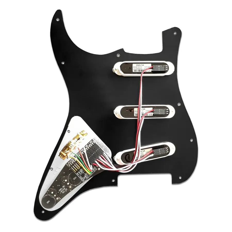 EMG DG20-BK/WH 6176.00 Pickup Set DG20 PRO SA, Black PG/White PU 