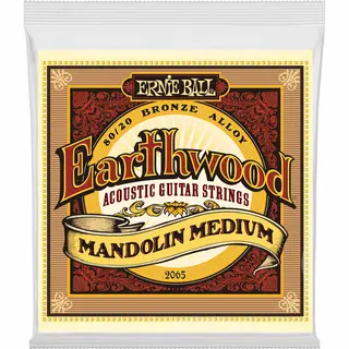 Ernie Ball 2065 Earthwood 80/20 Bronze Mandolin Loop End Med
