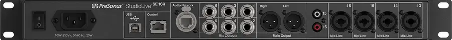 PreSonus StudioLive SE 16R Digital rack mixer 