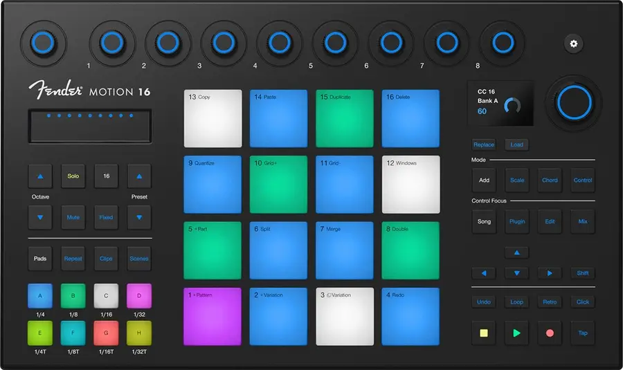Fender Studio Motion 16 16-pad production&performance controller 