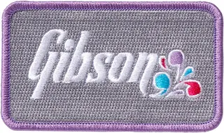 Gibson Accessories Gibson 70s Floral Logo Iron-On Patch (3.5")