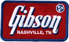Gibson Accessories Gibson Nashville TN Iron-On Patch (4")