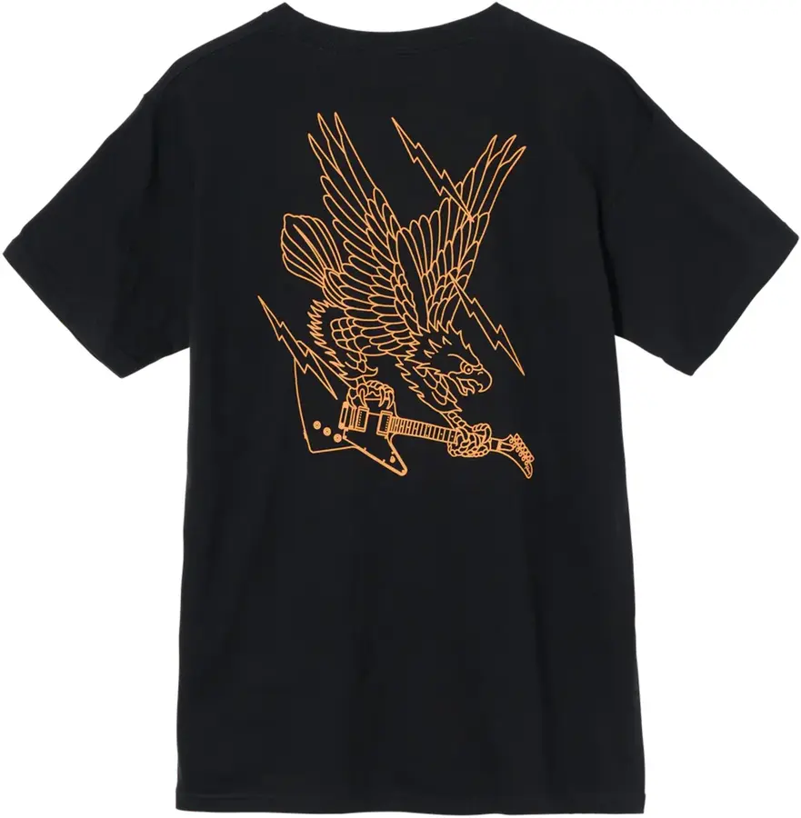 Gibson Accessories Screaming Eagle Tee (Vintage Black), 2XL 