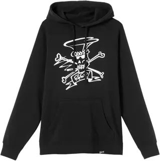 Gibson Accessories Slash 'Skully' Pullover Hoodie (Black), Large