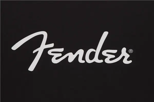 Fender Spaghetti Logo T-Shirt, Black, XXL 