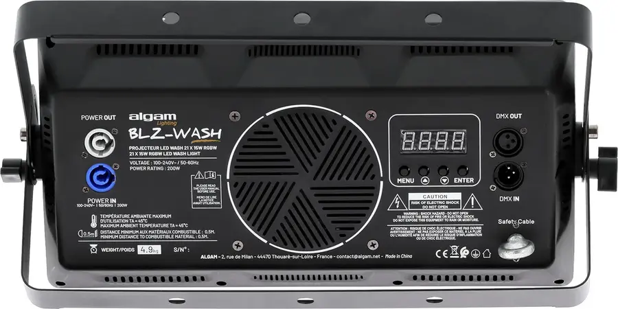 Algam Lighting LAL BLZ-WASH 21 x 12W RGBW LED Wash Projector 