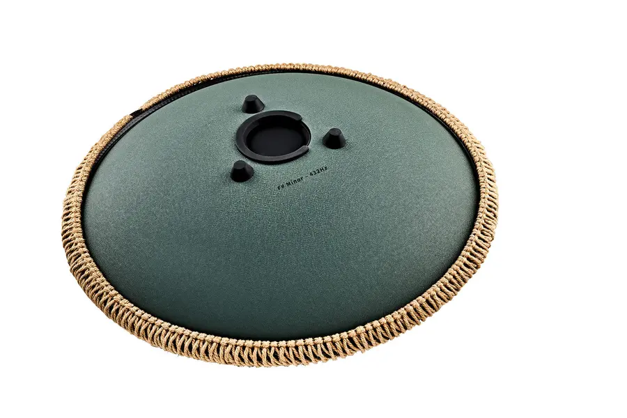 Meinl Sonic Energy OSTD4DGE Octave Steel Tongue,F# Minor, Dark Green, Engr floral 