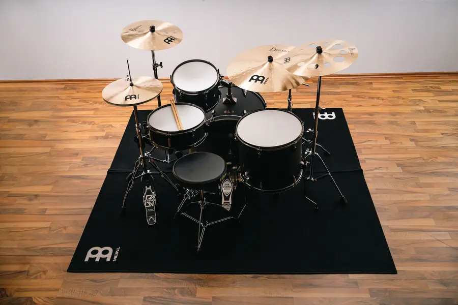 Meinl Percussion MDRL Trum-matta, Large 200 x 200 Black/White 