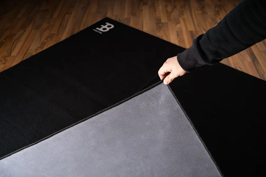Meinl Percussion MDRL Trum-matta, Large 200 x 200 Black/White 