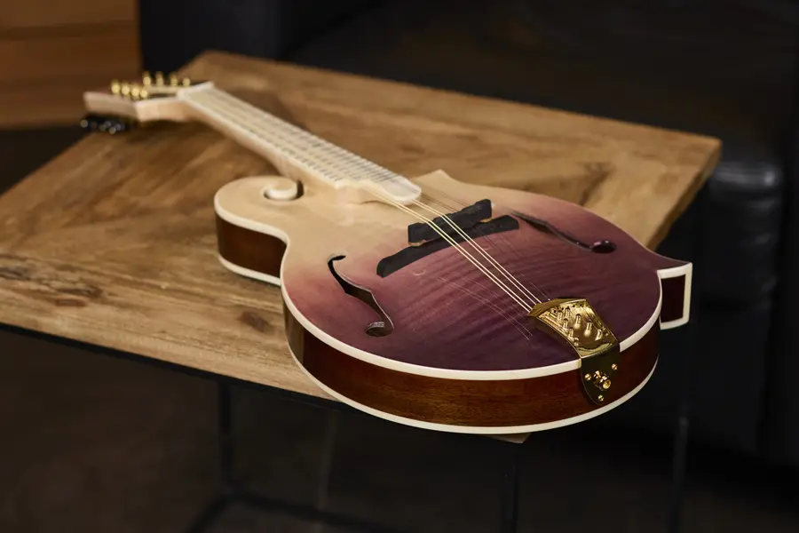 Ortega RMF200PF Mandolin F-style m. Croco etui, Americana Series 