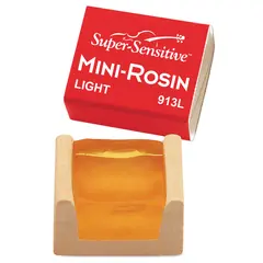 D'Addario ORCHESTRAL 913L-EA Harts Super Sensitive Violin Mini-Rosin, Light