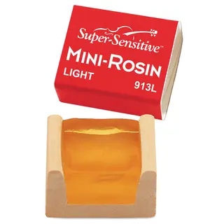 D'Addario ORCHESTRAL 913L-EA Harts Super Sensitive Violin Mini-Rosin, Light