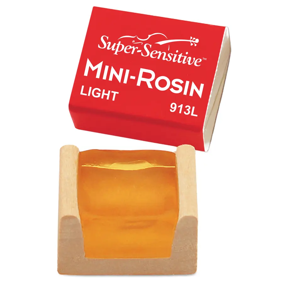 D'Addario ORCHESTRAL 913L-EA Harts Super Sensitive Violin Mini-Rosin, Light 