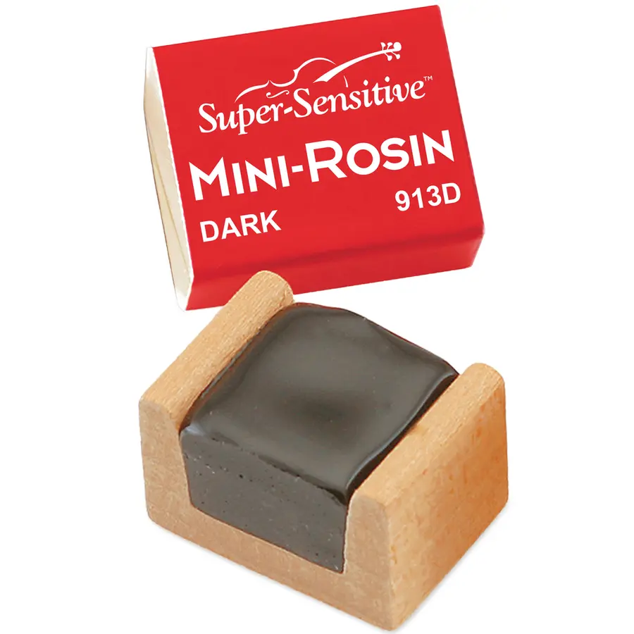 D'Addario ORCHESTRAL 913D-EA Harts Super Sensitive Violin Mini-Rosin, Dark 