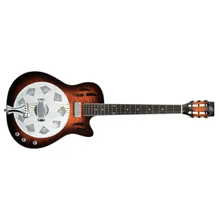 Ortega RRG50CE-SSB Resonatorgitar m/bag Americana Series, Cutaway, Sunset Burst