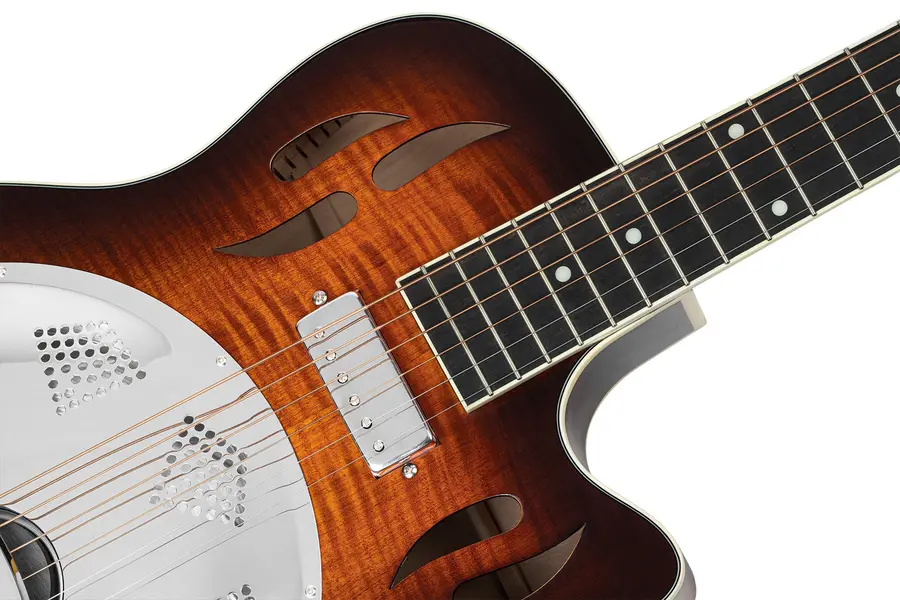 Ortega RRG50CE-SSB Resonatorgitar m/bag Americana Series, Cutaway, Sunset Burst 