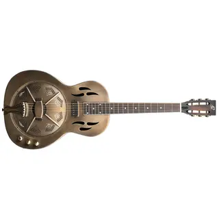Ortega RRG60E Resonator gitarr m. mik o bag, Americana Series, Full metal