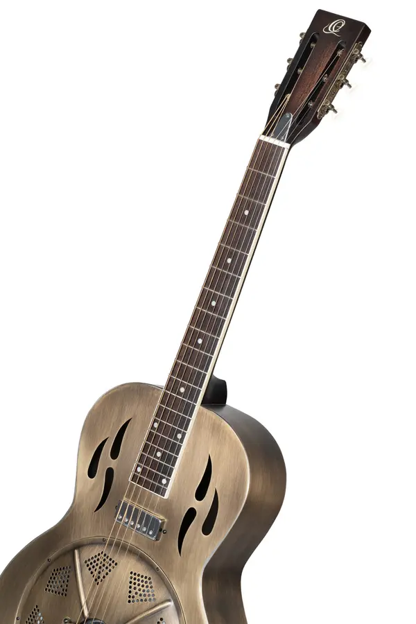 Ortega RRG60E Resonator gitarr m. mik o bag, Americana Series, Full metal 