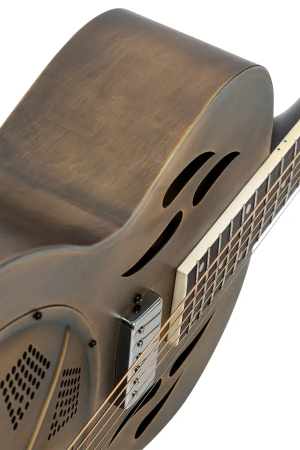 Ortega RRG60E Resonator gitarr m. mik o bag, Americana Series, Full metal 
