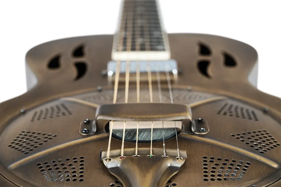 Ortega RRG60E Resonator gitarr m. mik o bag, Americana Series, Full metal 