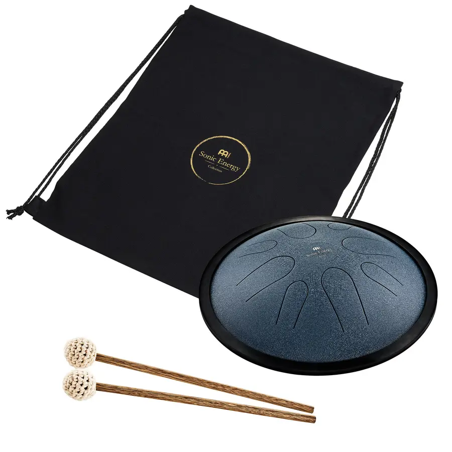 Meinl Sonic Energy CSTD2NB Compact Steel Tongue Drum, C Minor, Navy Blue 
