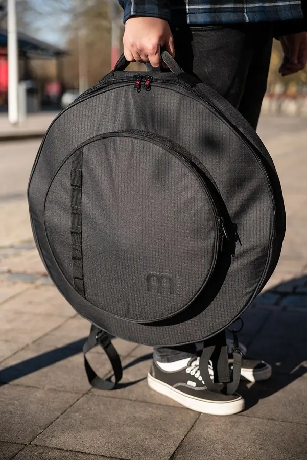 Meinl Percussion MCB22CR Cymbalbag 22'' Black, Carbon Ripstop 