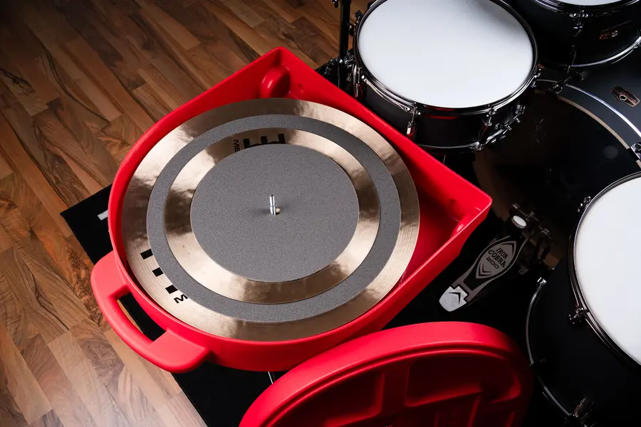 Meinl Percussion MCC22R 22" Pro Cymbal Case, Red 