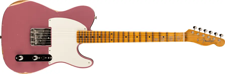Fender Custom Shop 1956 Esquire Relic Closet Classic HW,Spr Fade Burg Mist Met 