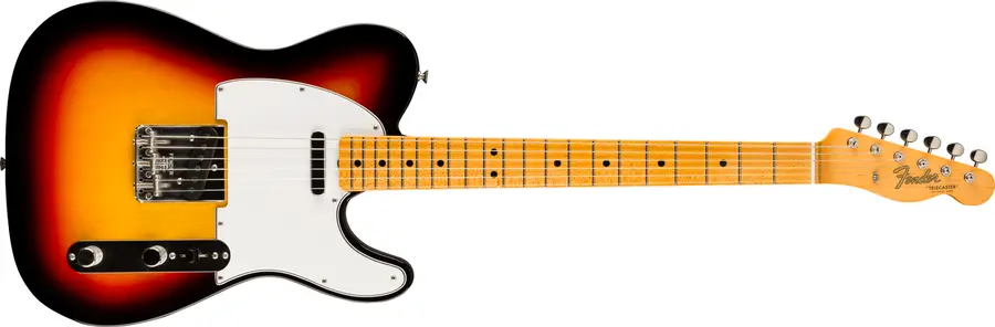 Fender Custom Shop 1966 Telecaster DLX Closet Classic,Bleached 3-Color Sunburst 