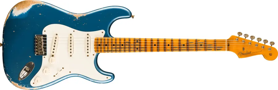 Fender Custom Shop 1956 Hardtail Strat Heavy Relic,Super Agd Lake Placid Blue 