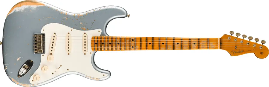 Fender Custom Shop 1956 Hardtail Strat Heavy Relic, Faded Blue Ice Metallic 