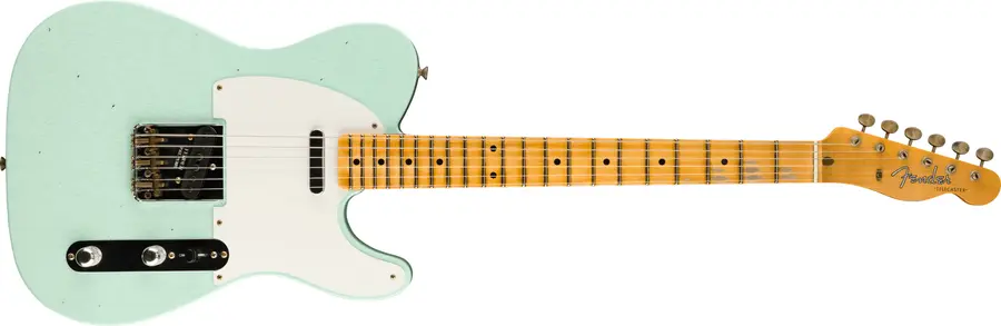 Fender Custom Shop 1958 Top-Load Tele Journeyman Relic, Faded Surf Green 