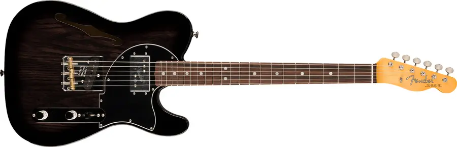 Fender Custom Shop Postmodern Tele DLX Closet Classic, Ebony Transparent 