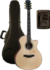Kepma All Solid A1E Grand Auditorium Natural electro-acoustic guitar