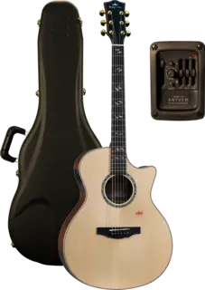 Kepma All Solid A1E Grand Auditorium Natural electro-acoustic guitar