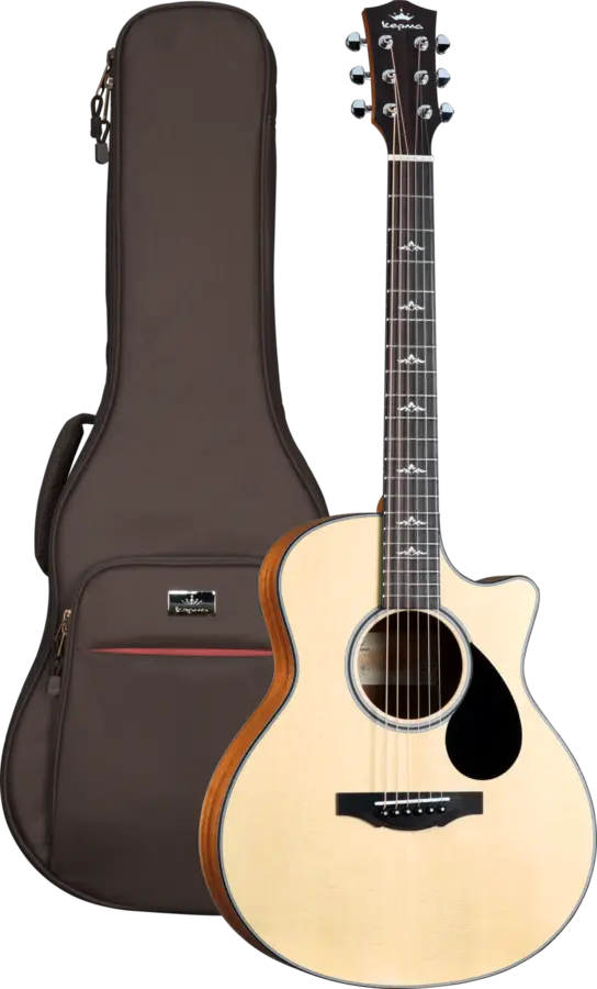 Kepma Travel FC Mini Spruce Top Mahogany Body acoustic guitar 